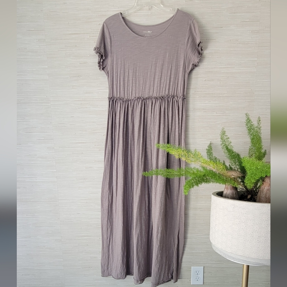 Fun & Casual Taupe Maxi Dress